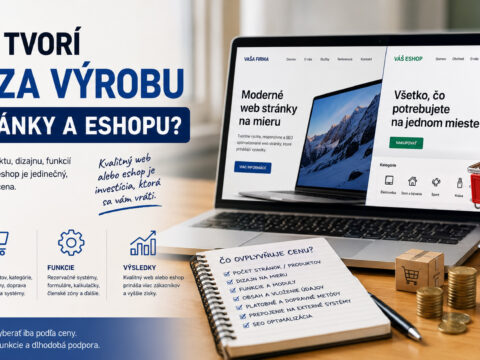 cena za vyrobu web stranky